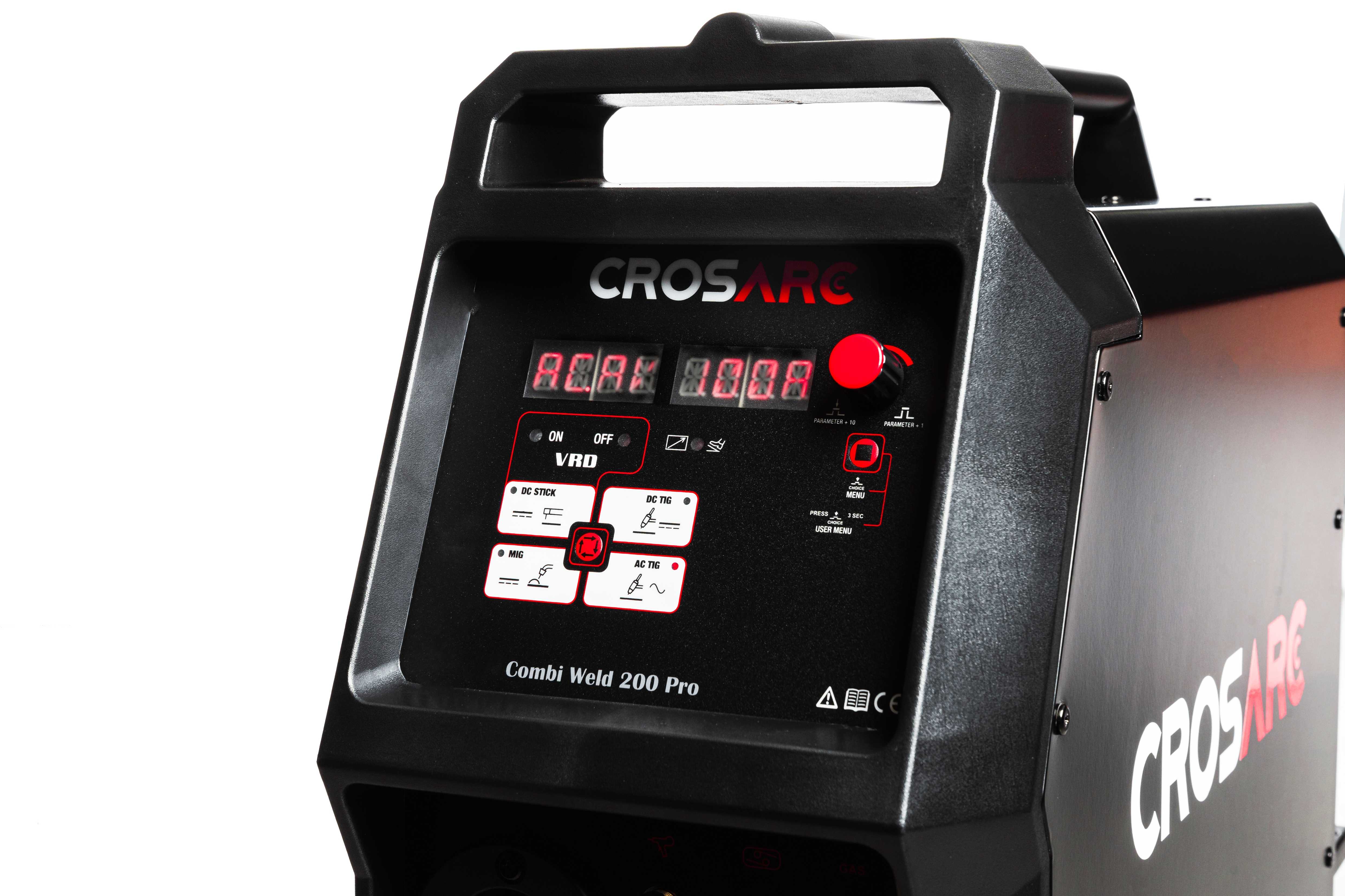 CROSARC Combi Weld Pro (200MF) Angle Display CROSARC Combi Weld Pro (200MF) Angle Display